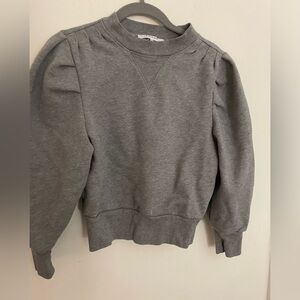 Frame Puff Sleeve sweatshirt in Gray size XS